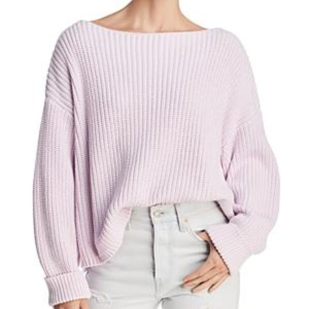 Millie Mozart Chunky Knit Sweater In Lavender